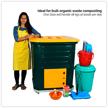 Speedy, Smell-Free Bulk Organic Waste Converter – OWC Gaia 800