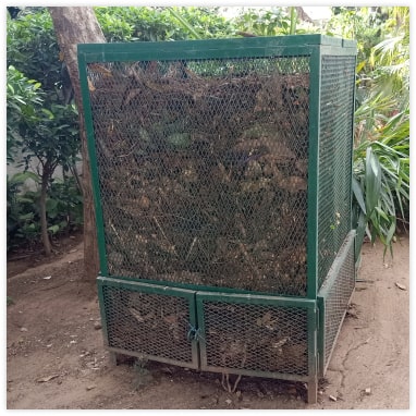 Square Leaf Composter