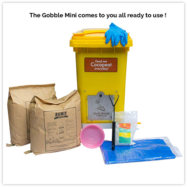 Stress-Free, Smell-Free Home Composter – Gobble Mini Compost Kit